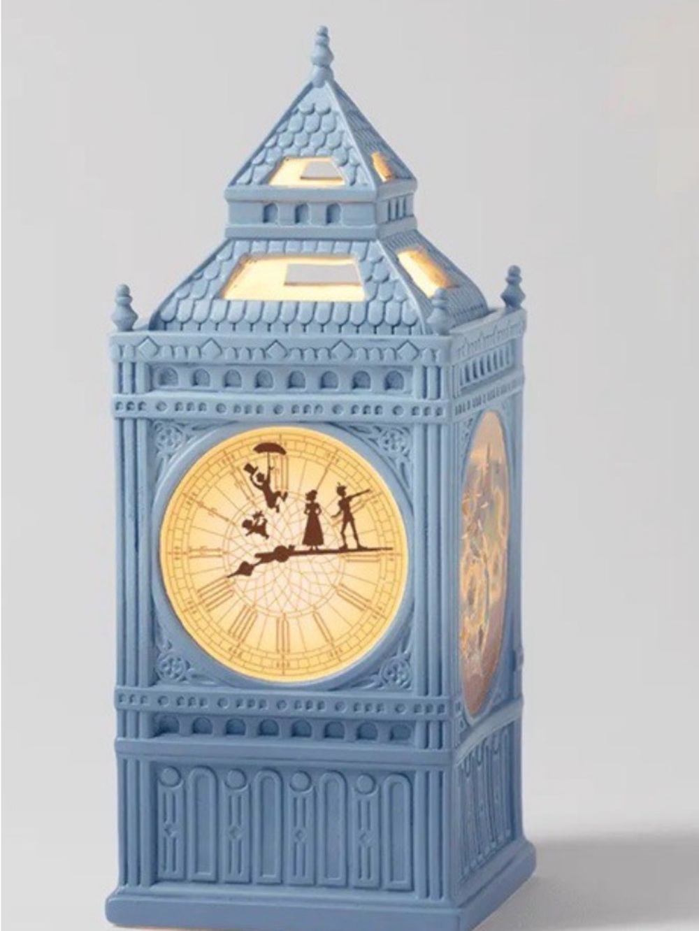 Scentsy Disney Blue Peter Pan Clock Tower Wax Warmer Melt NIB + 1 Wax Bar